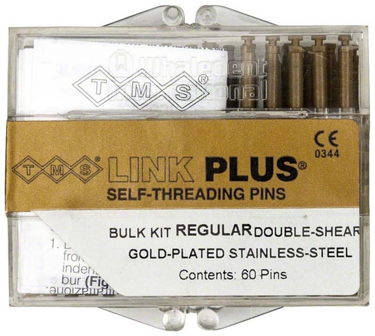 Image of TMS Link Plus Edelstahl goldbeschichtet regular 2/1 gold 60er