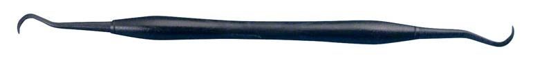 Schwarzes Miraclean-Implant-Instrument Nr. 2 mit ergonomischem Griff.