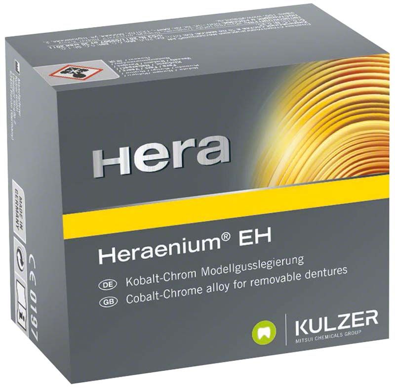 Kobalt-Chrom Modellgusslegierung Heraenium® EH 1000g Verpackung.