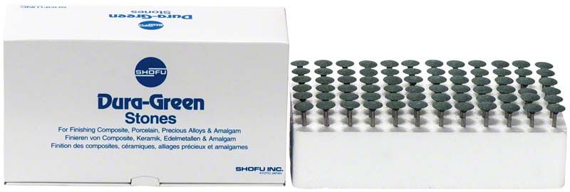 Dura-Green® Schleifsteine HP KN7 in Verpackung, 72 Stück.