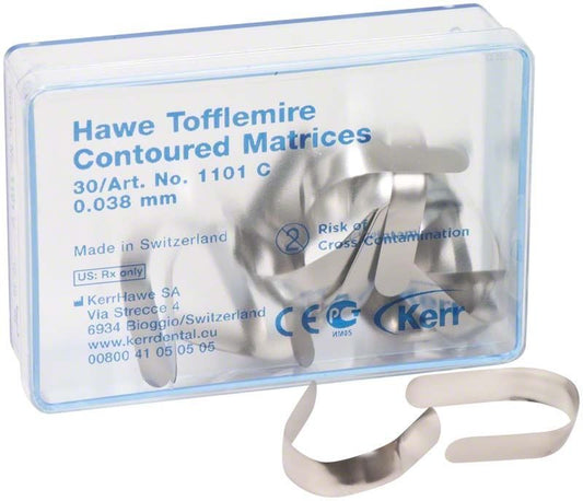 Image of Hawe Tofflemire Matrizen 1101C/30 0,038mm dünn bombiert