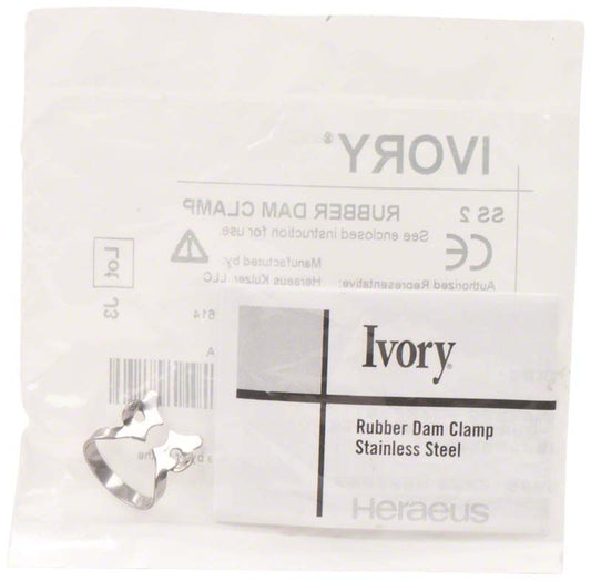 Image of Ivory® Kofferdamklammer Figur SS 2, UK Prämolaren