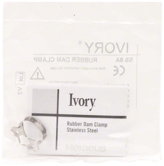 Image of Ivory® Kofferdamklammer Figur 8A, OK/UK Molaren Wurzeln