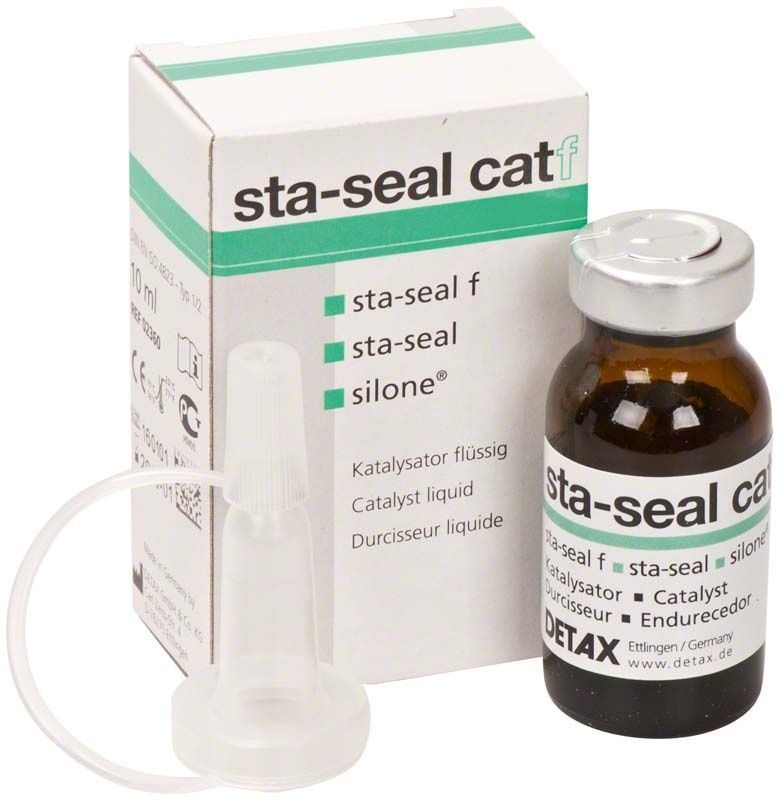 Sta-seal cat f Flüssigkeit 10ml Flasche mit Verpackung von DETAX.