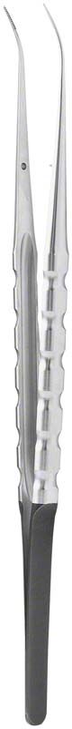 Pinzette Mikro Cooley SinusLine 45° gebogen aus Edelstahl