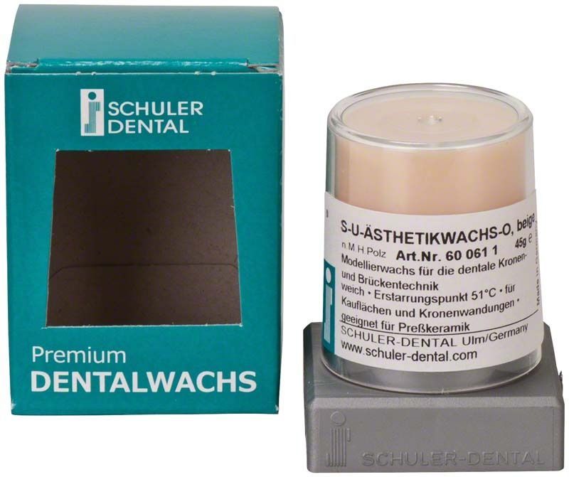 S-U-Ästhetikwachs-O beige in Verpackung von Schuler-Dental.