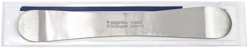 Gipsspatel Metall von Carl Martin in Verpackung.