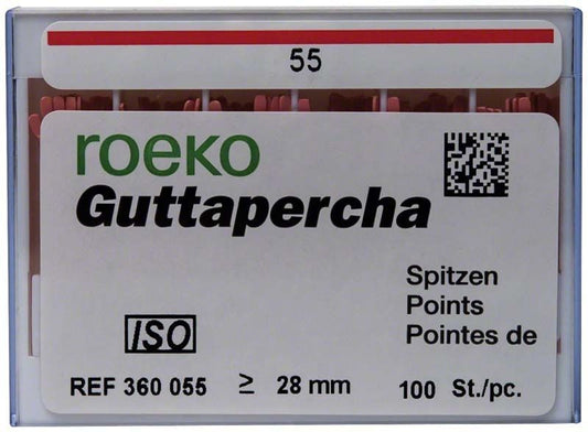 Image of ROEKO Guttapercha-Spitzen rosa (ISO)-Schiebeschachtel Gr. 055