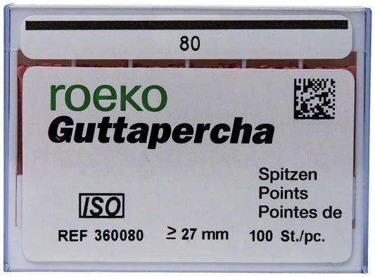 Image of ROEKO Guttapercha-Spitzen rosa (ISO)-Schiebeschachtel Gr. 080