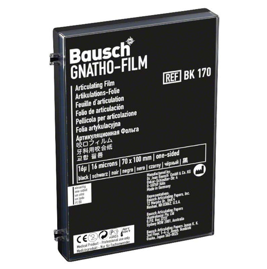 Image of Bausch Gnatho-Film 16µ 70 x 100mm - schwarz