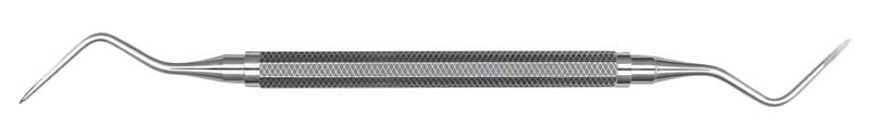 Wurzelspitzenheber Heidbrink Figur 13/14 mit geriffeltem Griff.