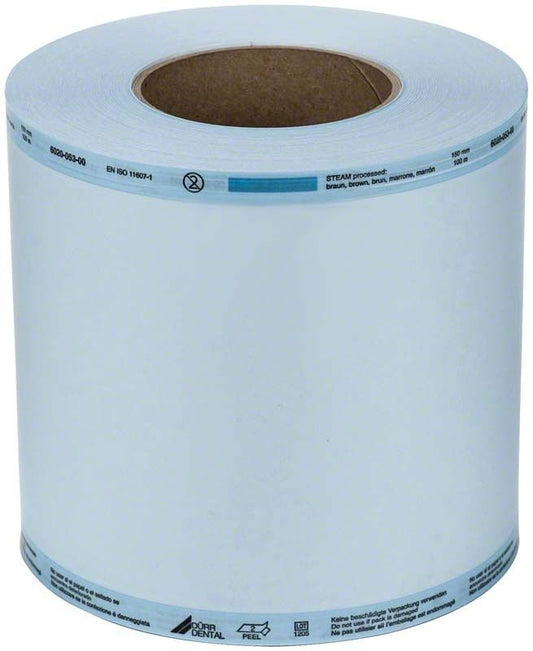 Klarsichtsterilisierverpackung Hygofol Rollen 150mm 100m aufgerollt.