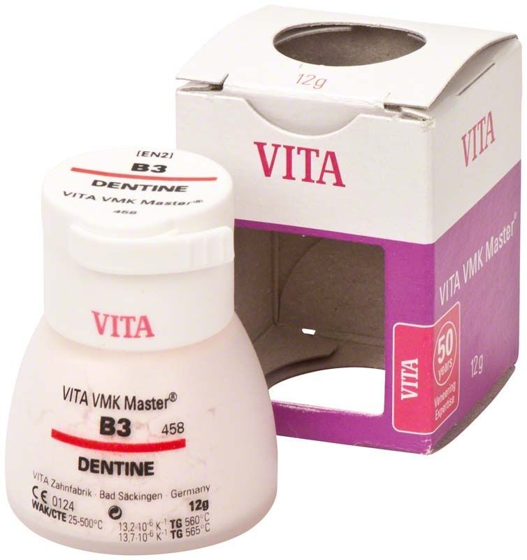 VITA VMK Master Dentine 12g B3 mit Verpackung.