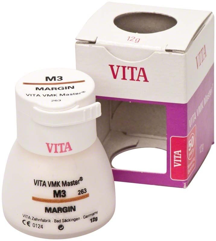 VITA VMK Master M3 Zahnkeramikpulver mit Verpackung.