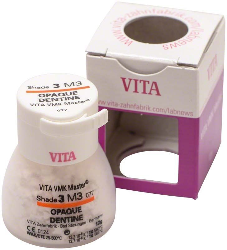VMK Master 3D Opaque Dentine 12g 3M3 Zahnpulver mit Verpackung