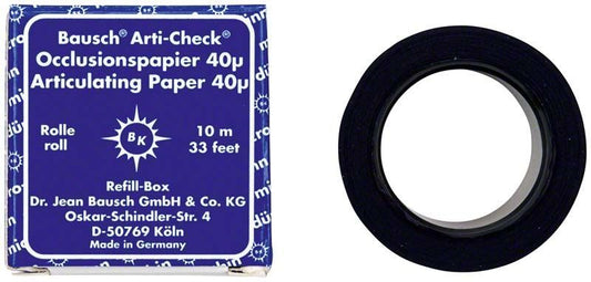 Image of Arti-Check® Occlusionspapier 40µ Nachfüllpackung - 22mm breit - blau