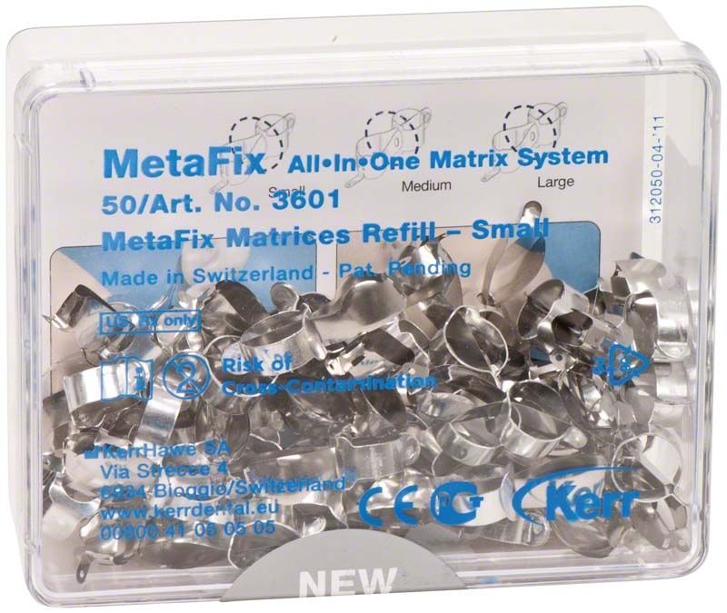 MetaFix Refill klein in transparenter Verpackung mit blauem Aufdruck.