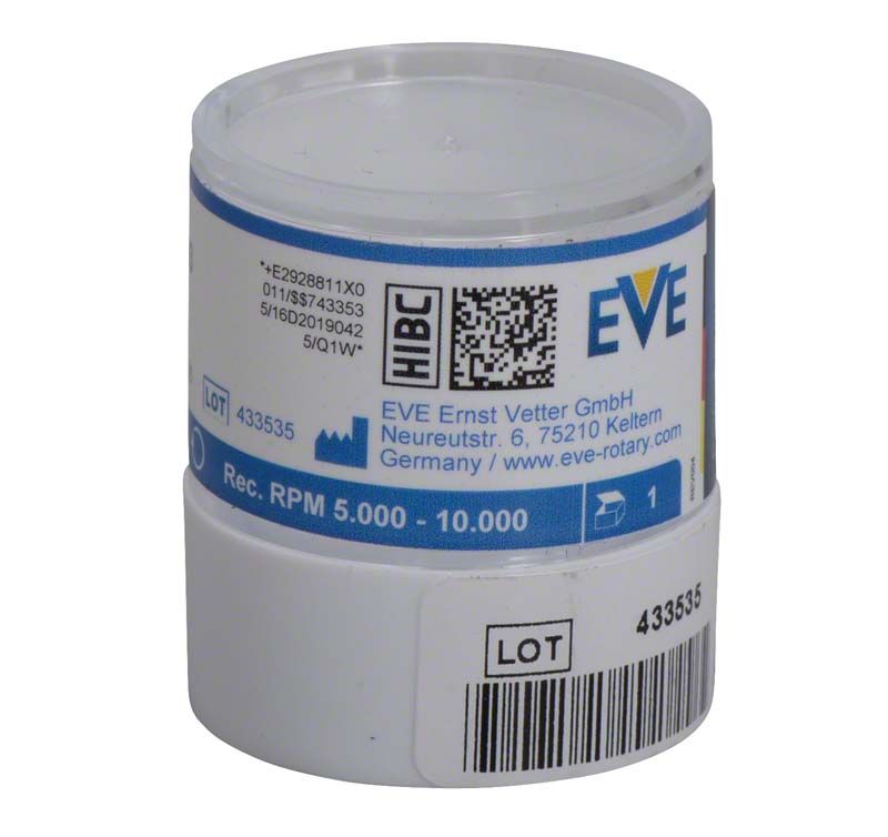 EVE PROPHYCLEAN® weiß mittel PC111 Verpackung mit Barcode und Herstellerinformationen.
