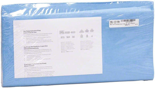 IMS Sterilisationsvlies 375 x 375mm Packung mit 100 blauen Blättern.