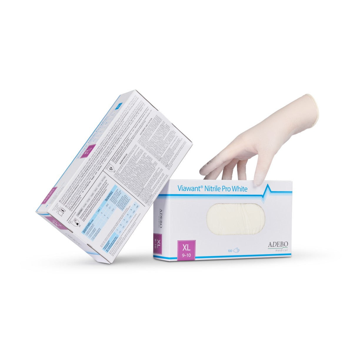 Viawant Nitrile Pro White - Nitrilhandschuhe weiss