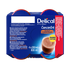 Viererpack Delical HP HC Konzentrierte Getränk Schokolade, laktosefrei, 800ml Gesamtinhalt.