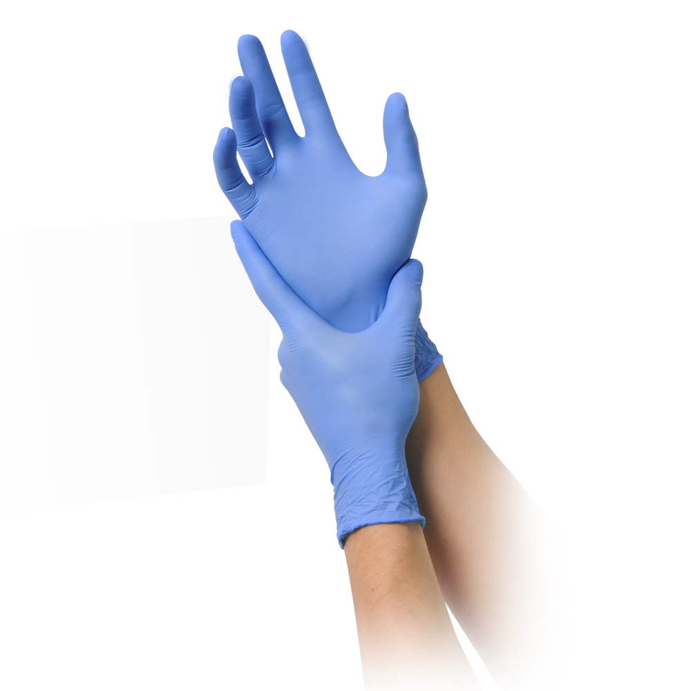 MaiMed-solution100 blue violet Nitrilhandschuhe puderfrei, latexfrei