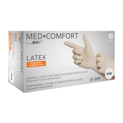 MED-COMFORT Latexhandschuhe weiß puderfrei