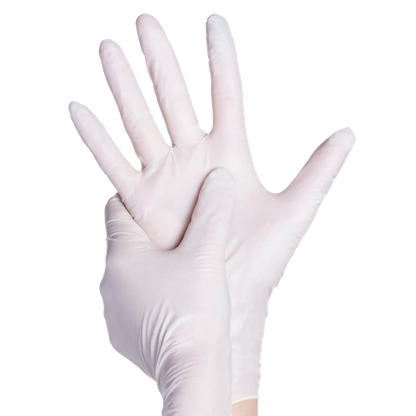 Basic-Touch Latexhandschuhe puderfrei weiß