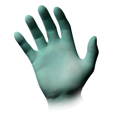 Med-Comfort Aloe Latexhandschuhe puderfrei, mintgrün