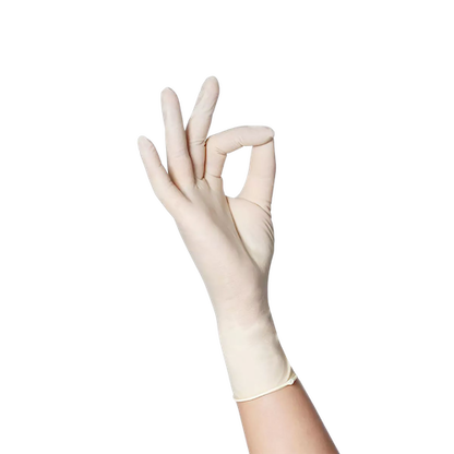 Latexhandschuhe weiß puderfrei ECO-PLUS