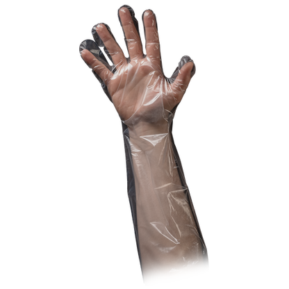 PE Handschuh gehämmert, extra lang