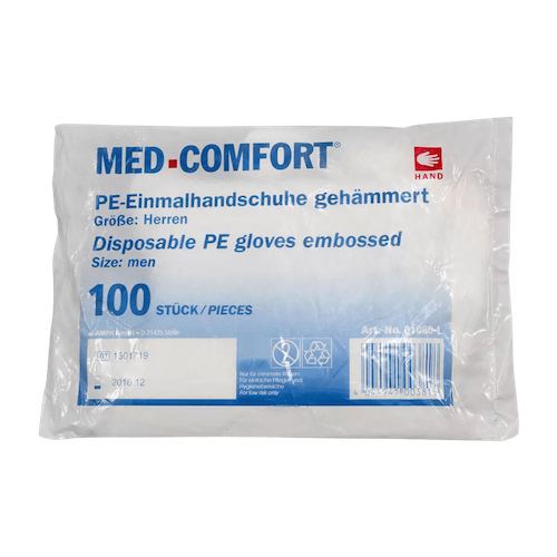PE-Handschuh gehämmert