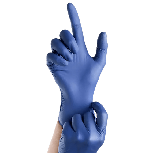 Nitrilhandschuhe Epiderm Protect metallblau, puderfrei