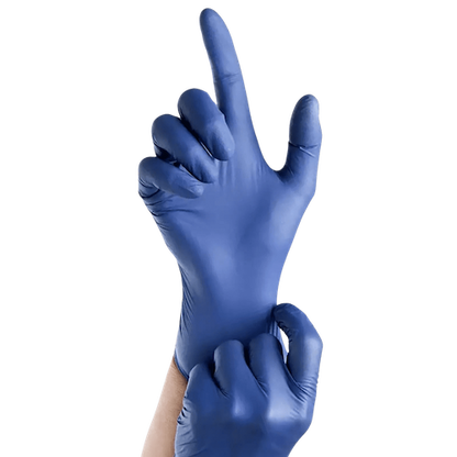 Nitrilhandschuhe Epiderm Protect metallblau, puderfrei