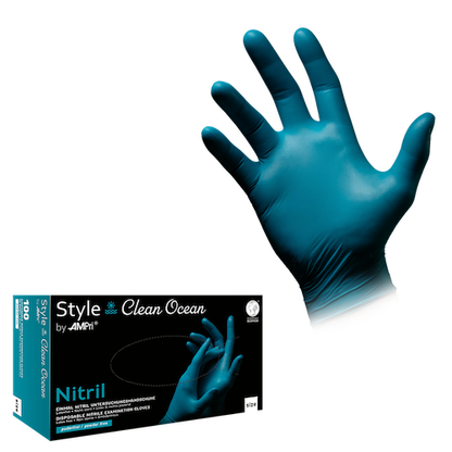 STYLE Clean Ocean, Nitrilhandschuhe grün