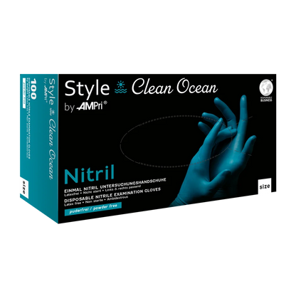 STYLE Clean Ocean, Nitrilhandschuhe grün