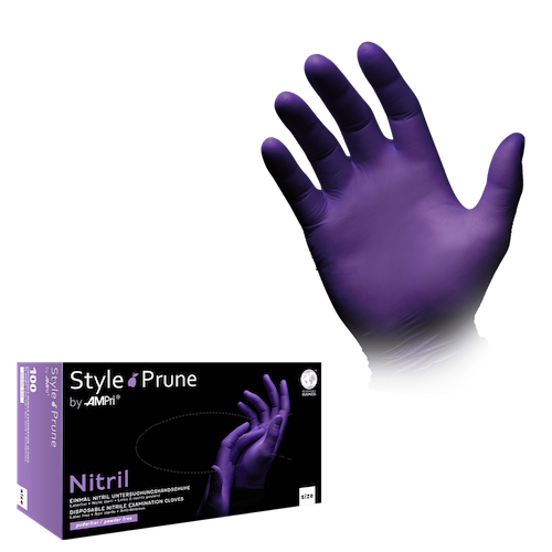 STYLE Prune, Nitrilhandschuhe dunkellila