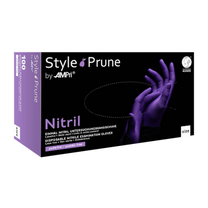 STYLE Prune, Nitrilhandschuhe dunkellila