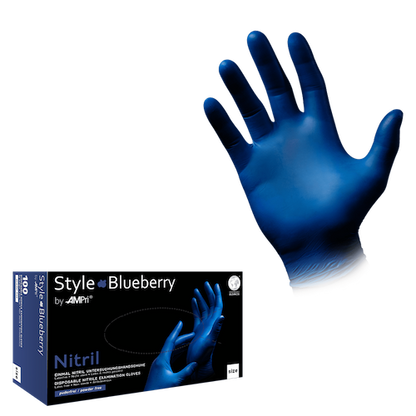 STYLE Blueberry, Nitrilhandschuhe puderfrei
