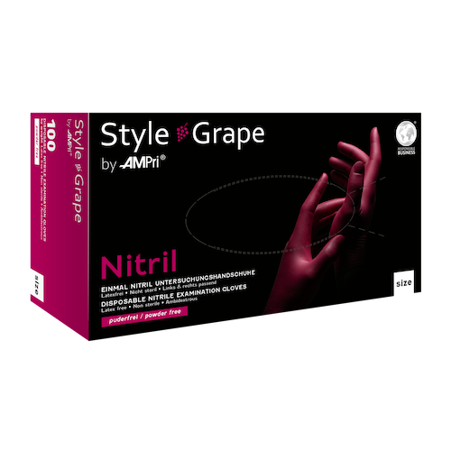 STYLE Grape, Nitrilhandschuhe puderfrei