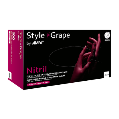 STYLE Grape, Nitrilhandschuhe puderfrei