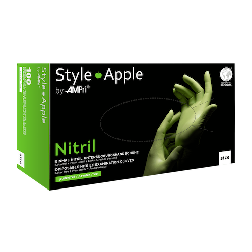 STYLE Apple, Nitrilhandschuhe puderfrei