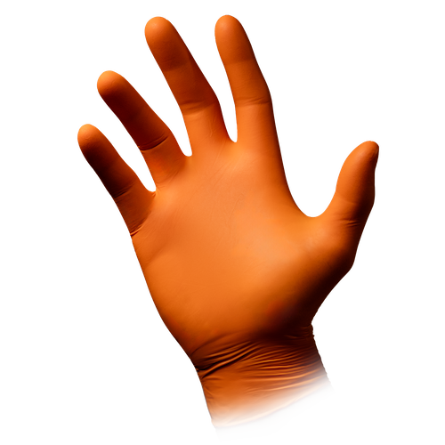 STYLE Orange, Nitrilhandschuhe puderfrei