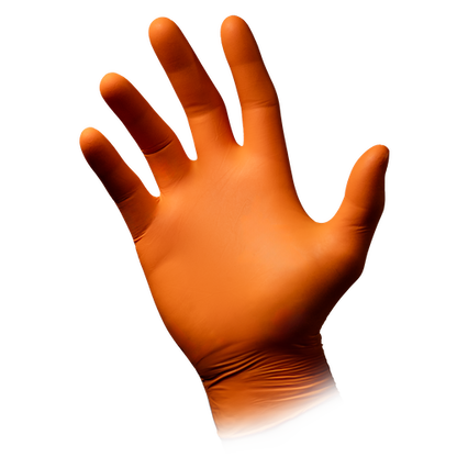 STYLE Orange, Nitrilhandschuhe puderfrei