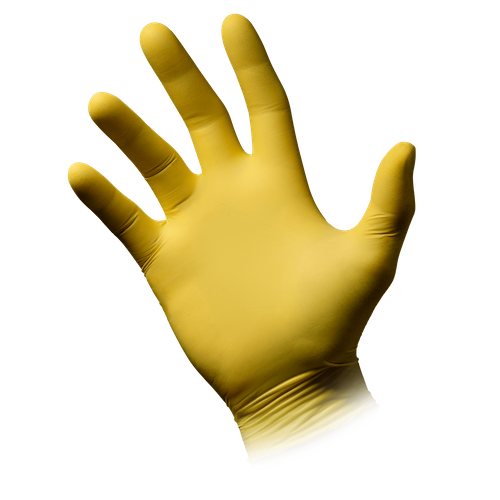 STYLE Lemon, Nitrilhandschuhe gelb puderfrei