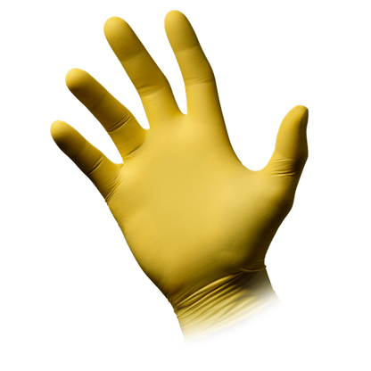 STYLE Lemon, Nitrilhandschuhe gelb puderfrei