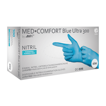 MED-COMFORT BLUE ULTRA 300, Nitrilhandschuhe