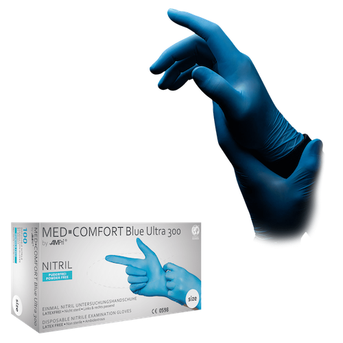 MED-COMFORT BLUE ULTRA 300, Nitrilhandschuhe