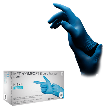MED-COMFORT BLUE ULTRA 300, Nitrilhandschuhe