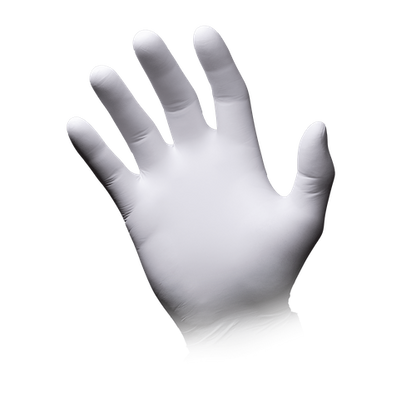 WHITE BASIC-PLUS Nitrilhandschuhe puderfrei weiß